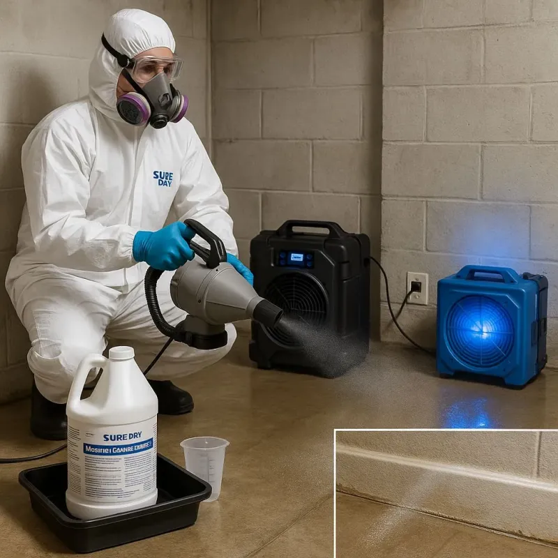 Sanitization and Odor Removal process in Montrose, VA