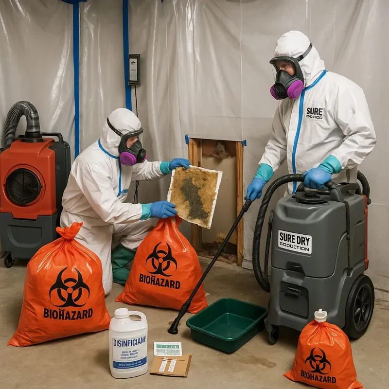 Contaminated Water Handling Protocols process in Montrose, VA